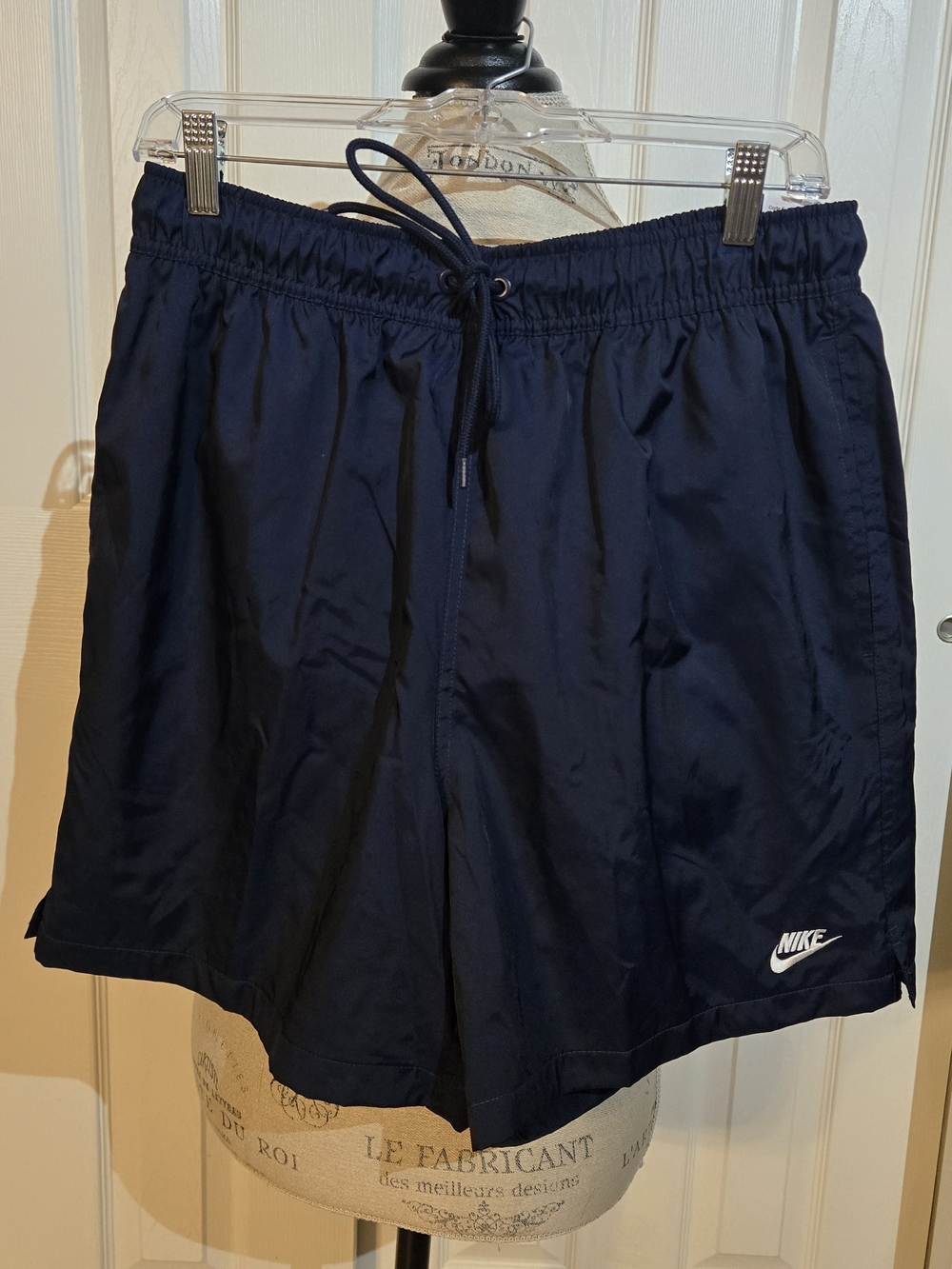 Nike Men’s Dark Navy Athletic Shorts with Drawstring